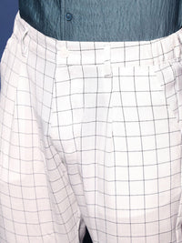 Campus Sutra Men Checked Comfort Trousers