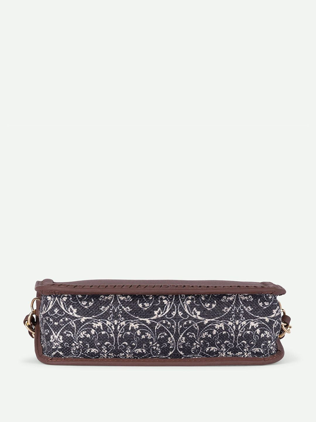ZOUK Lattice LacePrinted Baguette Handheld Bag