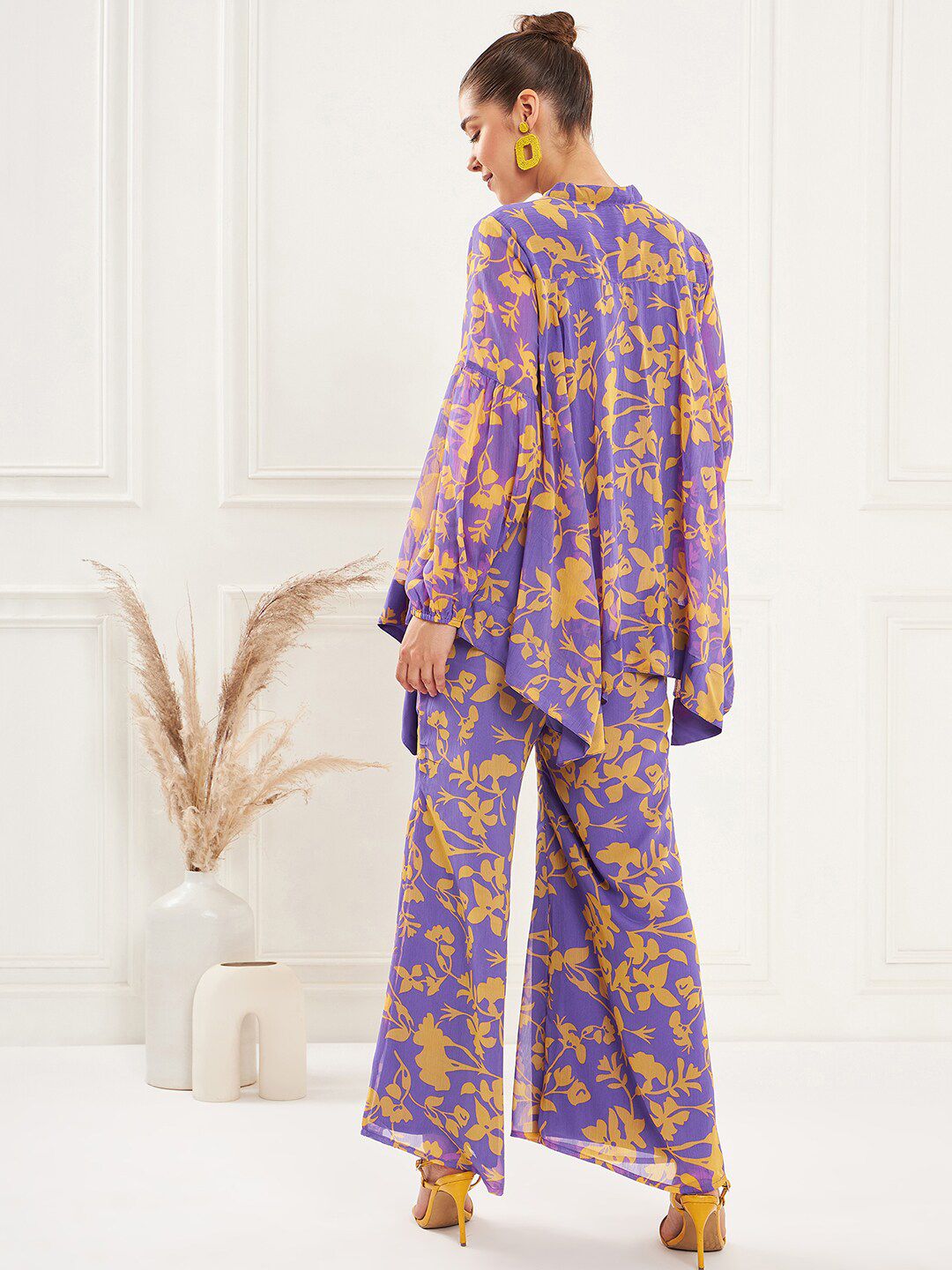 Antheaa Embellished Tunic & Palazzo