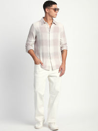 THE BEAR HOUSE Men Slim Fit Checked Casual Shirt