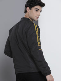 The Indian Garage Co Men Black Solid Tailored Jacket