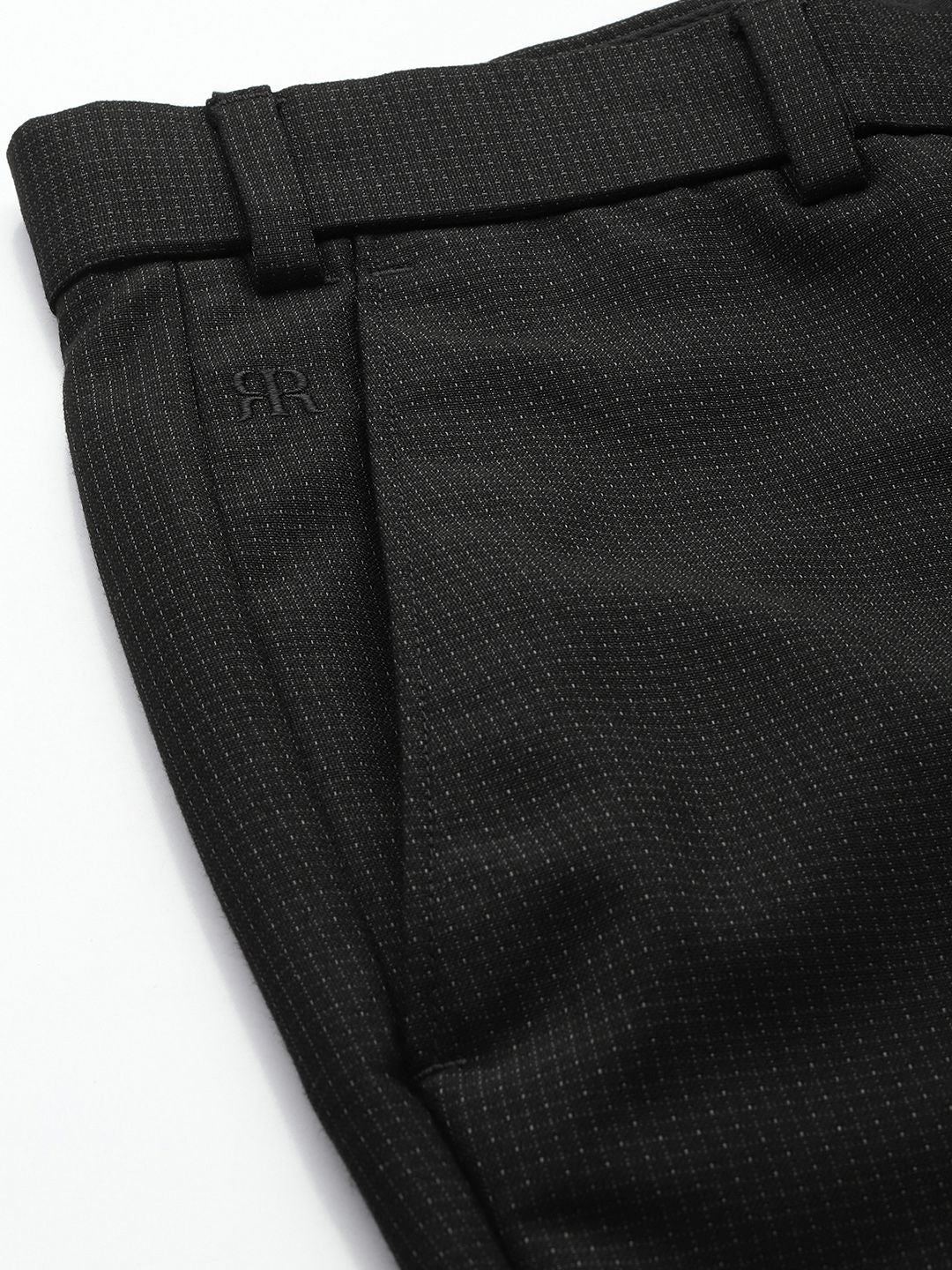 Raymond Men Checked Slim Fit Formal Trousers