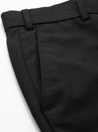 Raymond Men Checked Slim Fit Formal Trousers