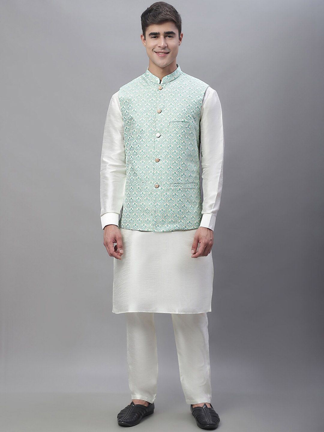 Anouk Men Woven Design Jackets