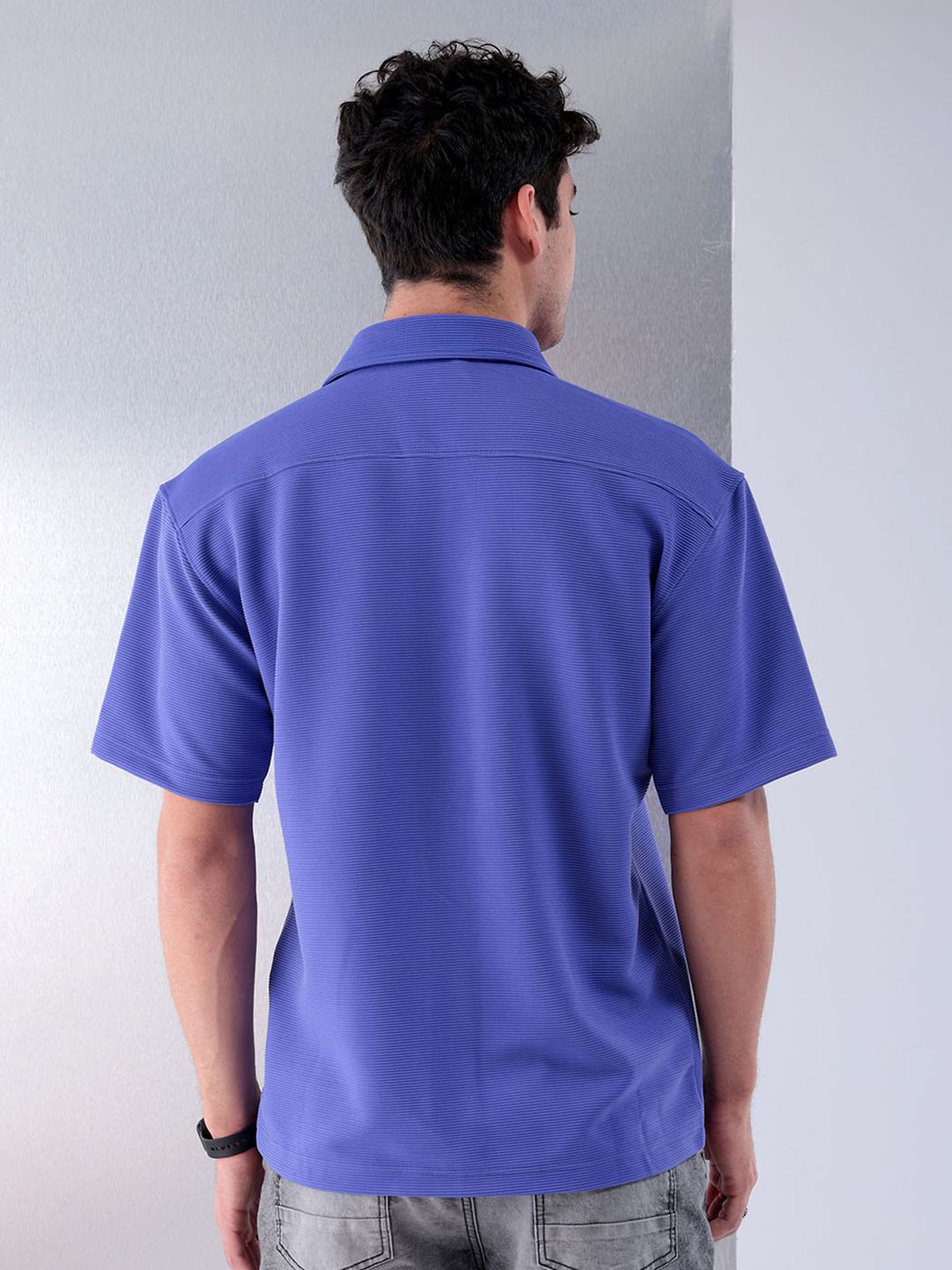The Indian Garage Co Spread Collar Boxy Casual Shirt