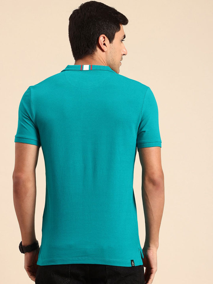 Menjadi t-shirt kapas polo manusia polo manusia