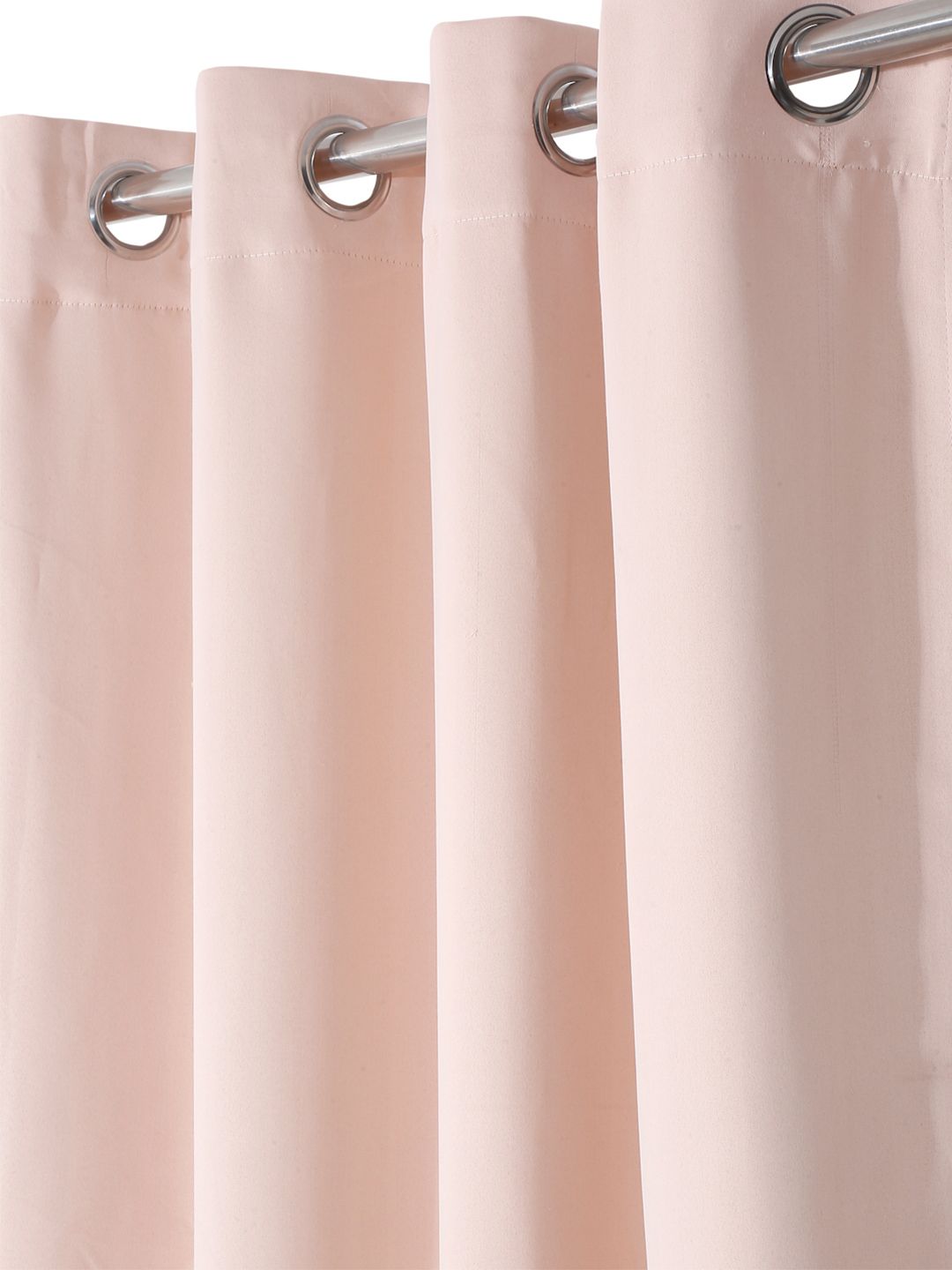 Cortina Pink 2 Pieces Black Out Door Curtains