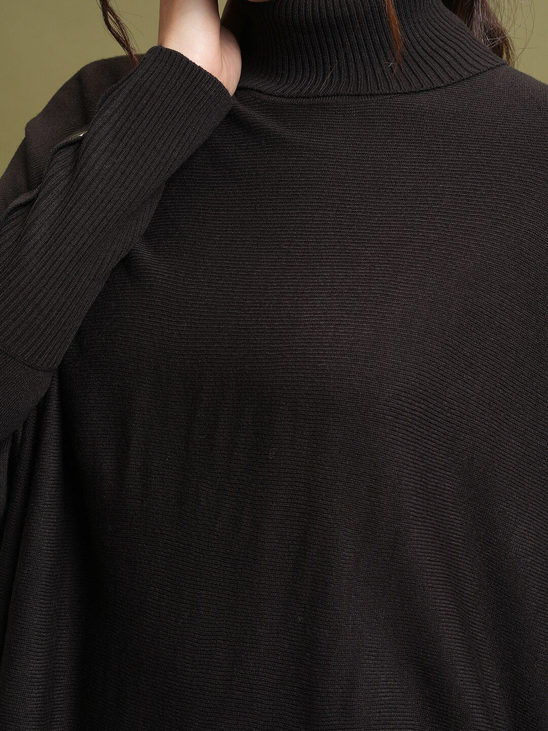 Tokyo Talkies Turtle Neck Longline Pullover Sweater