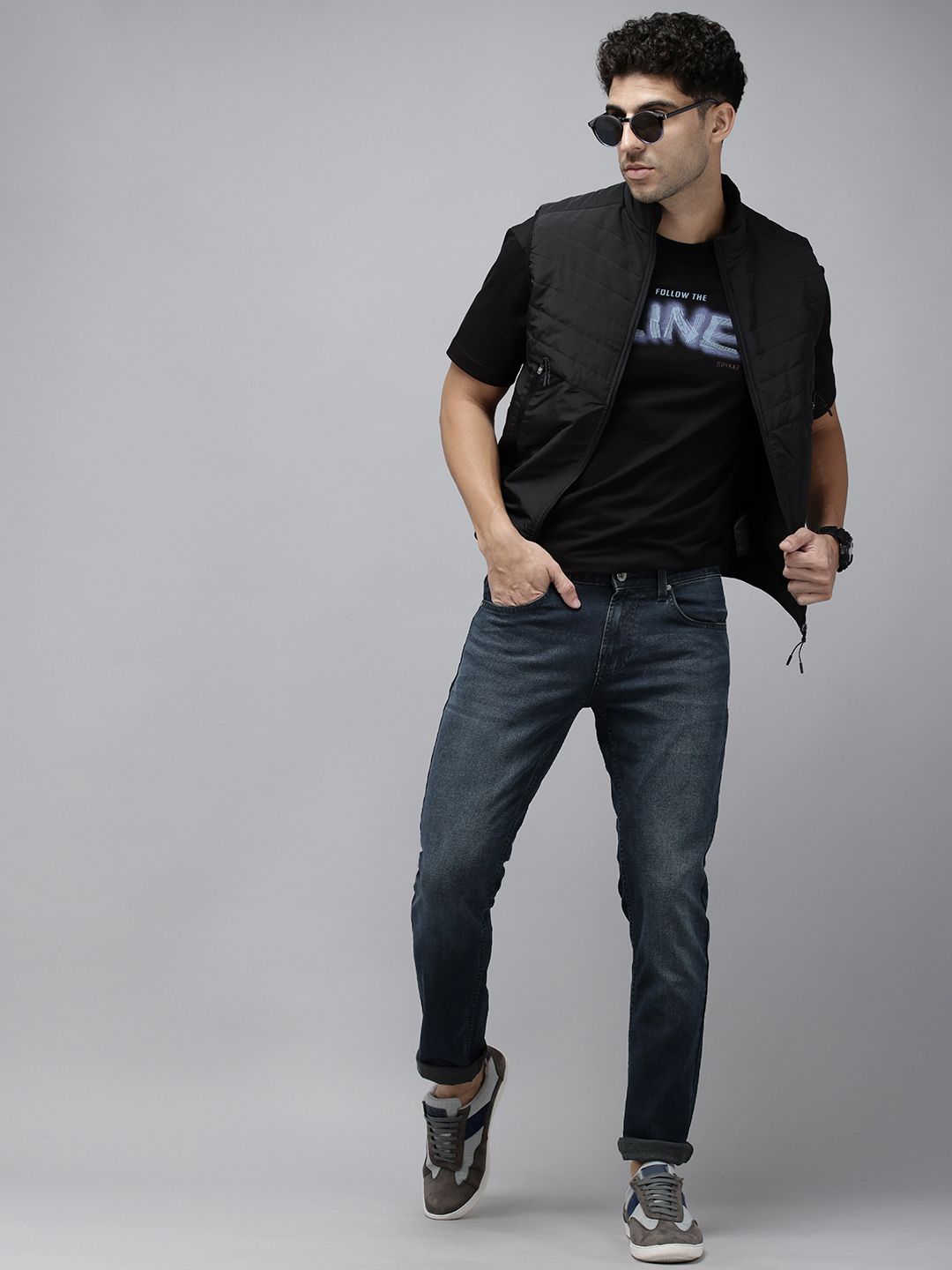SPYKAR Men Slim Fit Low-Rise Light Fade Stretchable Jeans