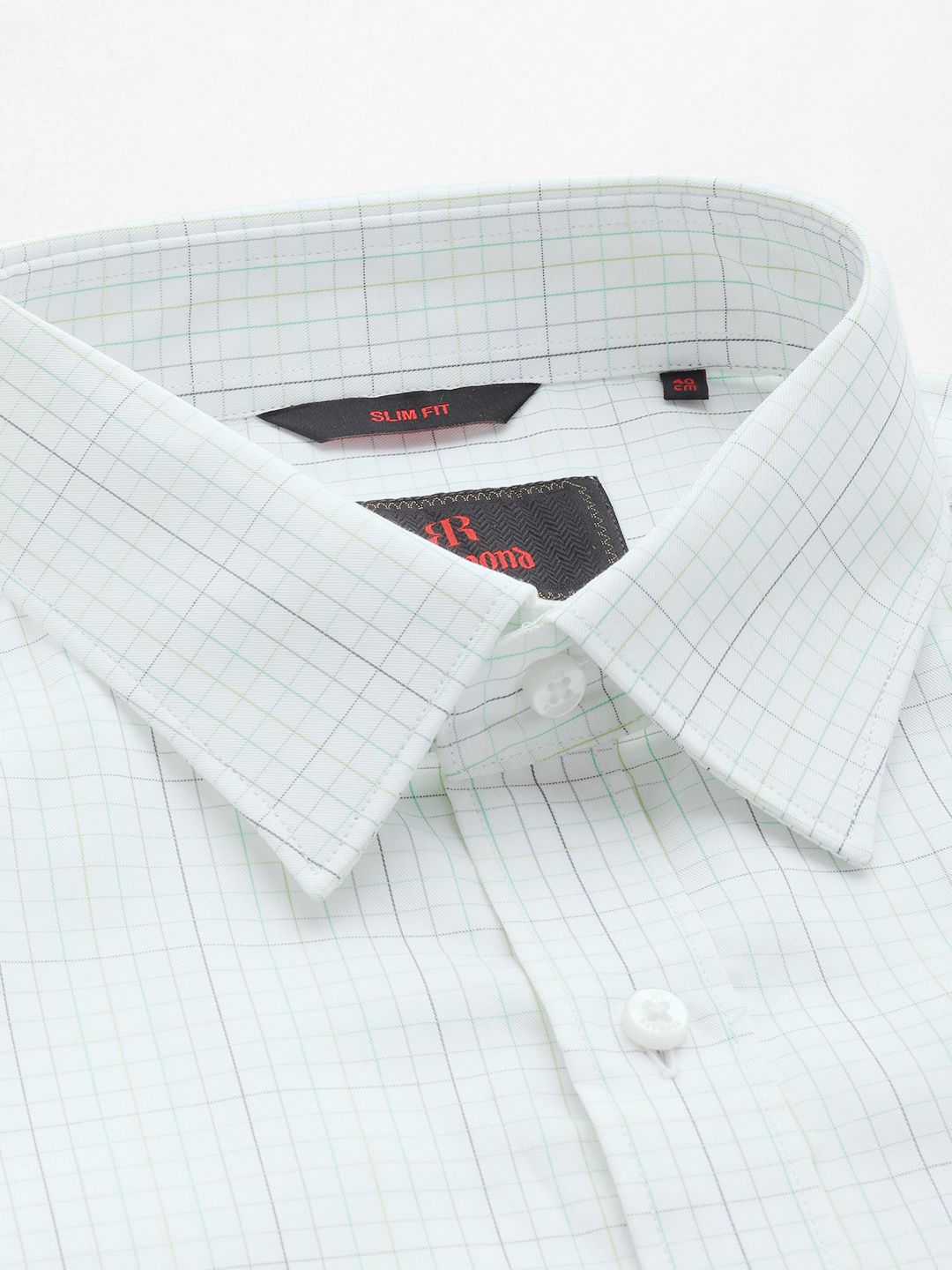 Raymond Slim Fit Checked Pure Cotton Formal Shirt