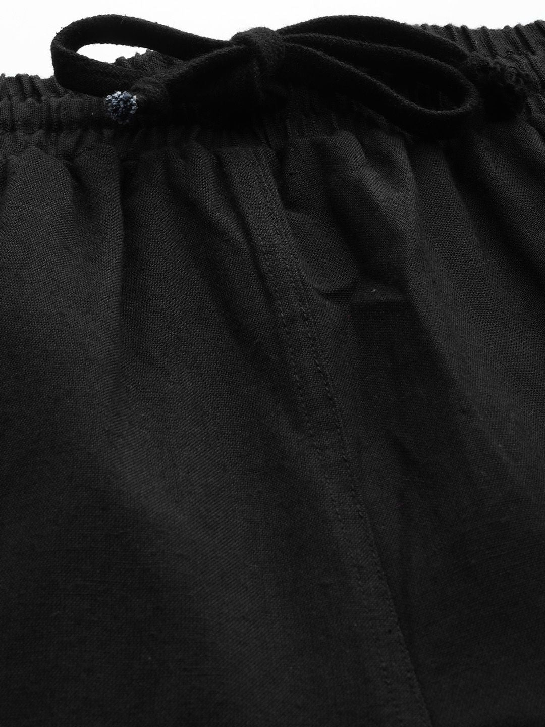 SASSAFRAS Women Black Joggers