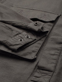 Mr Bowerbird Liberal Fit Self Checked Pure Cotton Casual Shirt