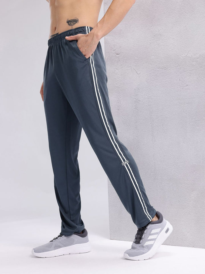 HRX by Hrithik Roshan Men Side Stripes Rapid-Dry Training Track Pants