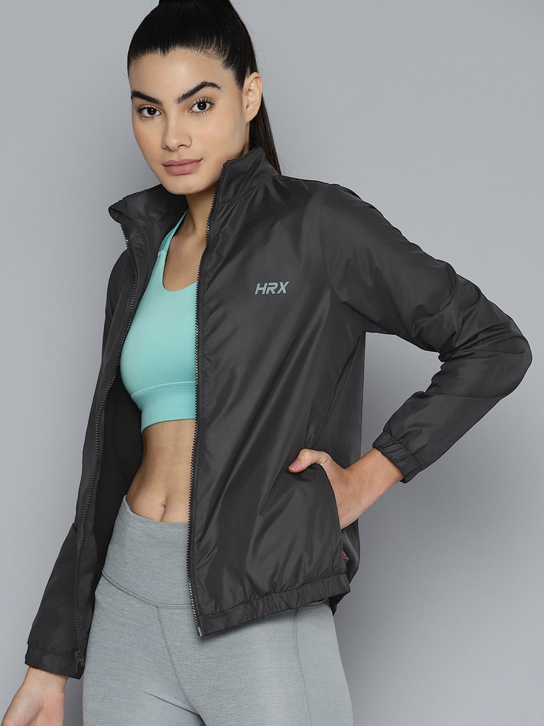 HRX by Hrithik Roshan Printed Rapid-Dry Outdoor Jacket