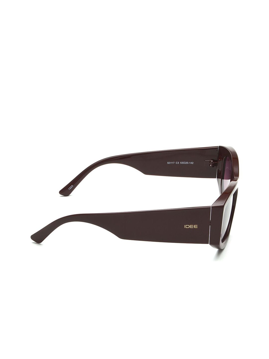 Idee Wanita Cermin mata hitam bujur dengan lensa lensa UV IDS3117C3SG