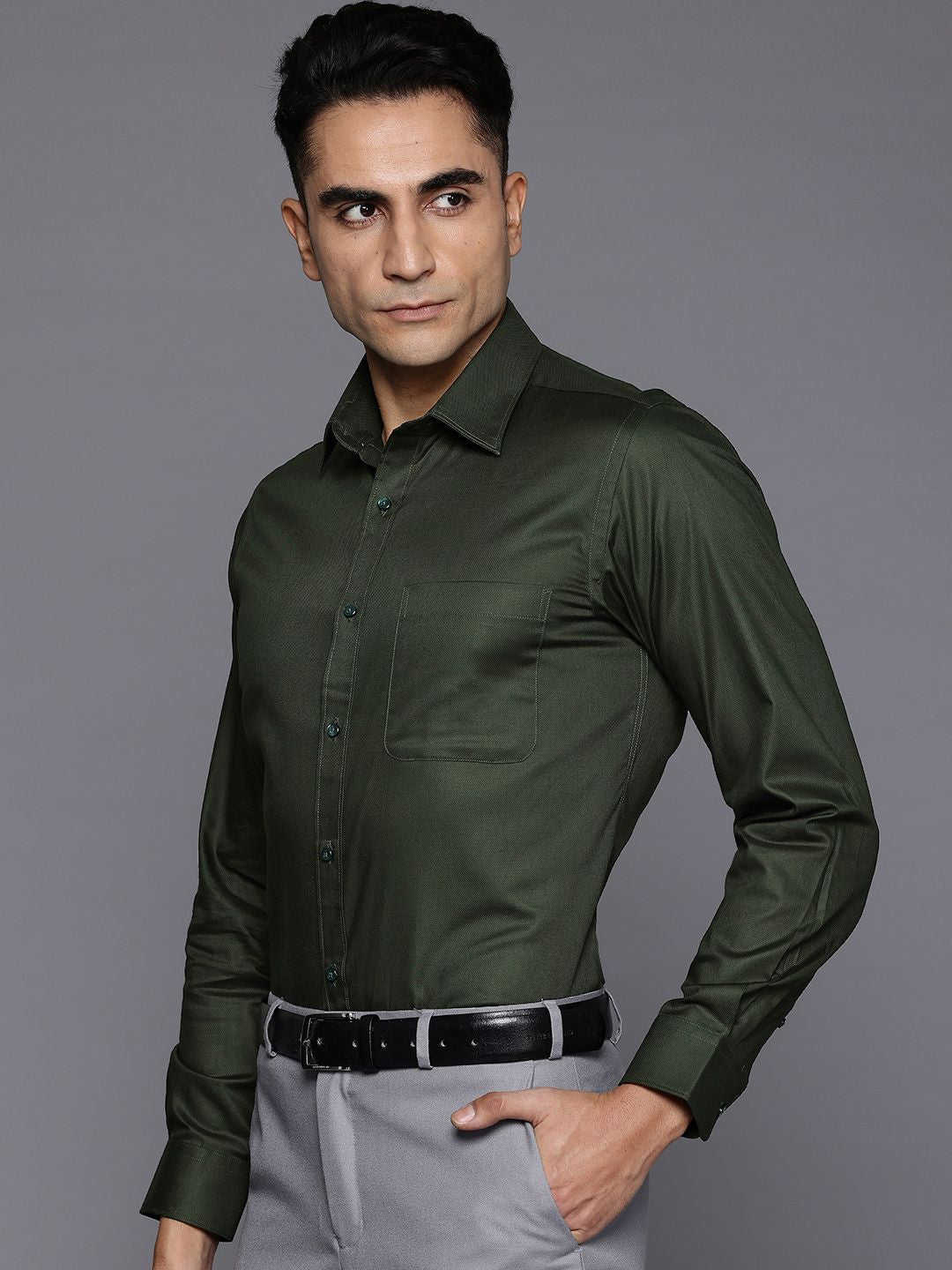 Raymond Pure Cotton Slim Fit Formal Shirt