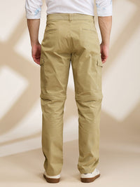 Being Human Men Relaxed Fit Cargos Trousers
