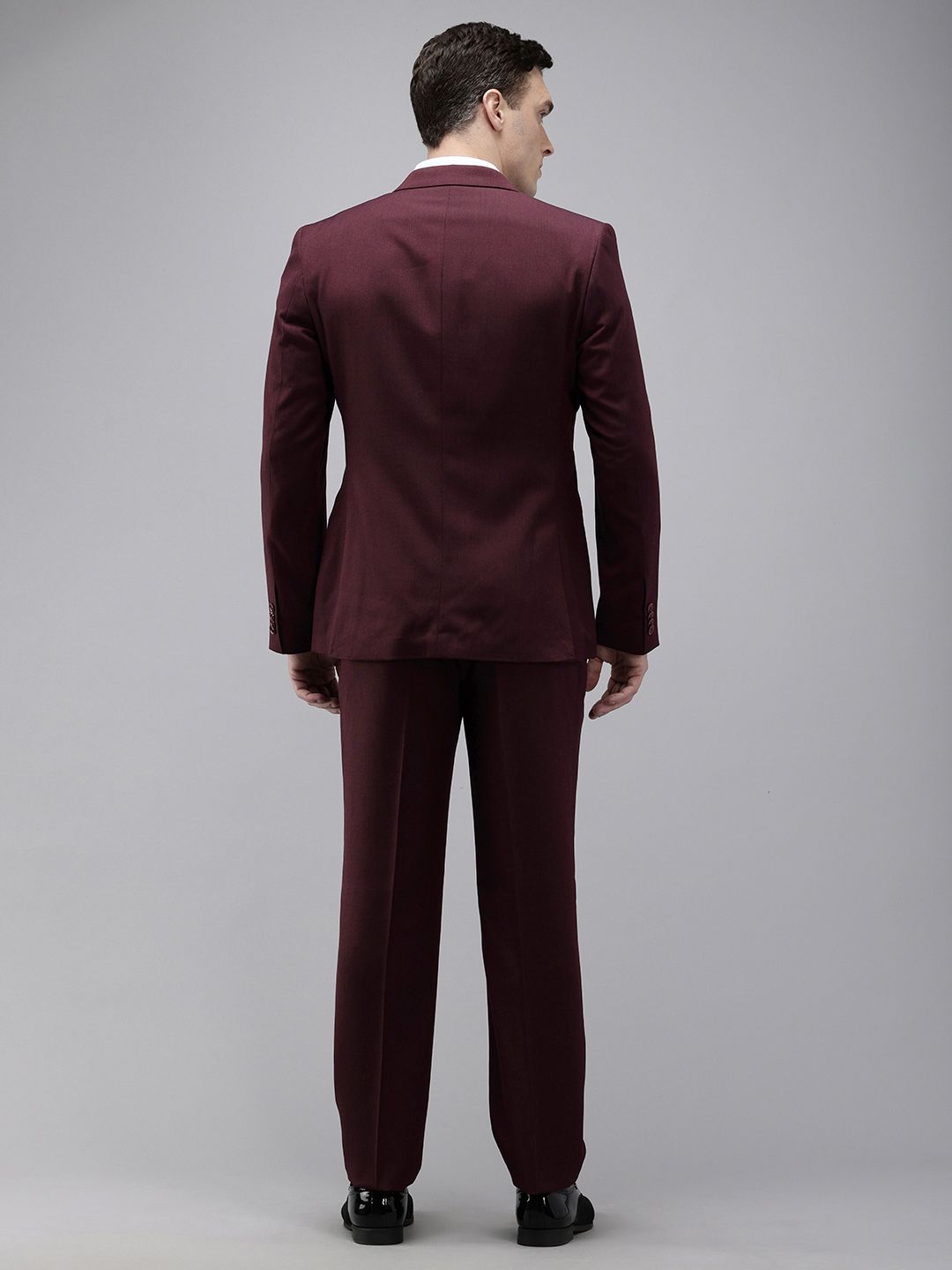 Park Avenue Self Design Single Breasted 2 Piece Party Suits