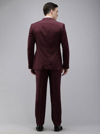 Park Avenue Self Design Single Breasted 2 Piece Party Suits