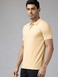 Park Avenue Solid Polo Collar T-shirt