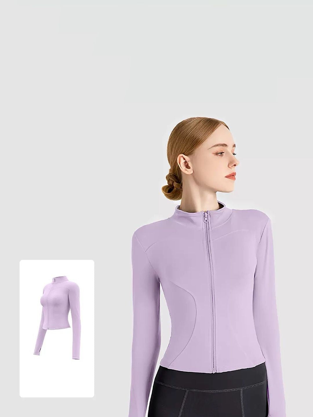 HRX by Hrithik Roshan Mock Collar Long Sleeves Sporty Jacket