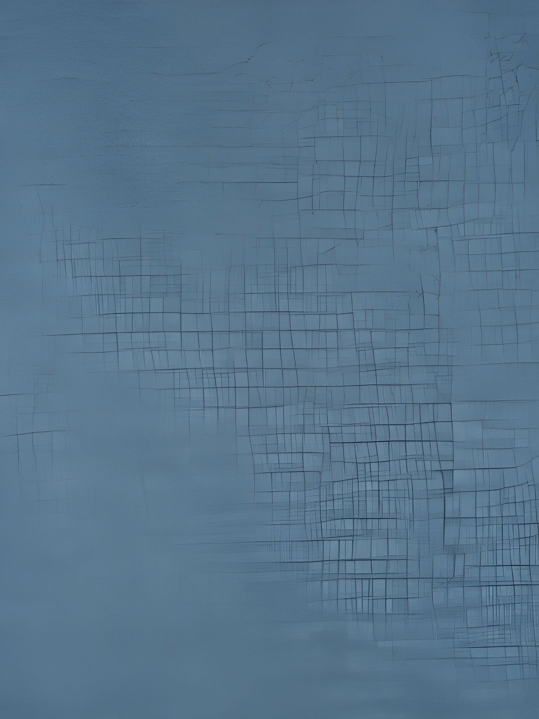 HOSTA HOMES Blue Self Design Black Out Door Curtain