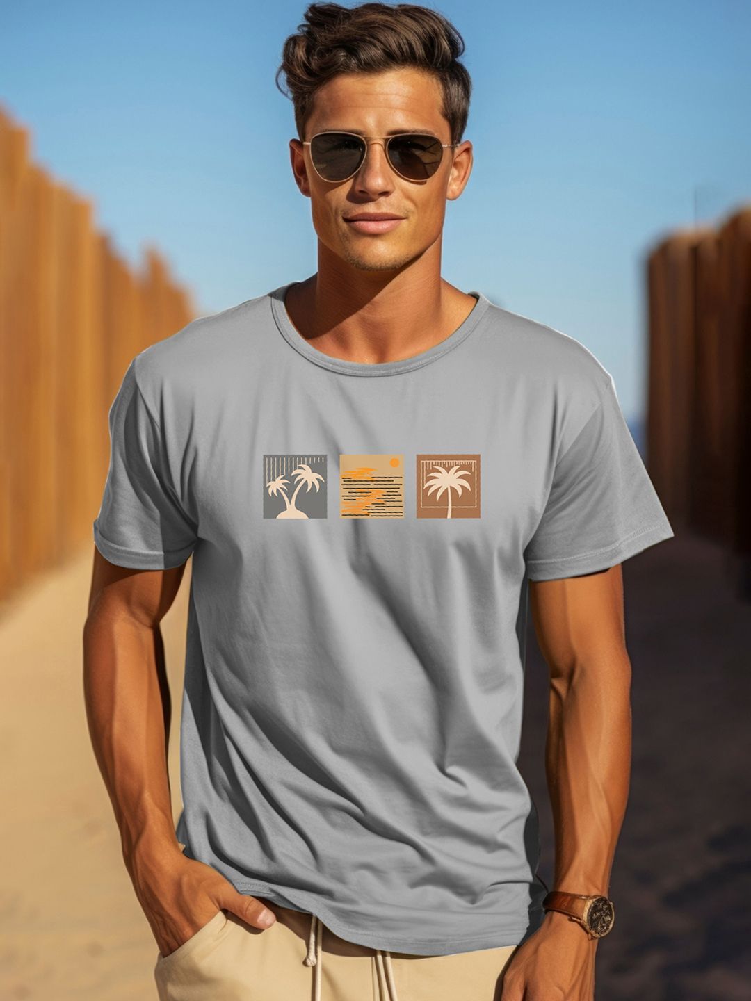 ADRO Men Printed T-shirt