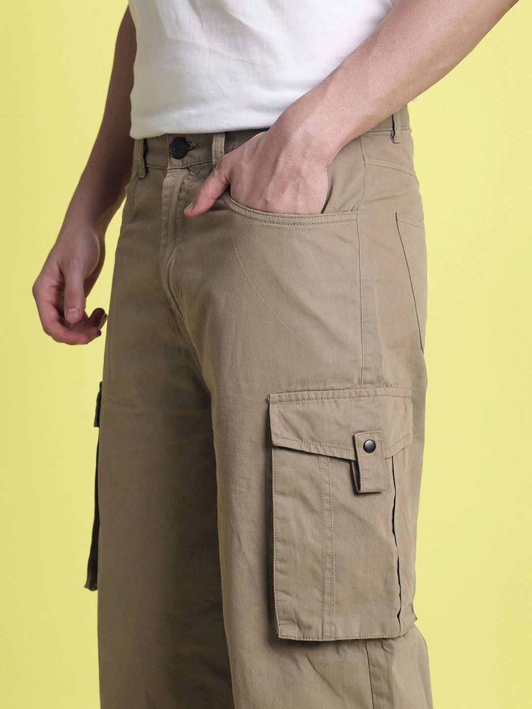 Bene Kleed Men Baggy Fit Cargos Trousers