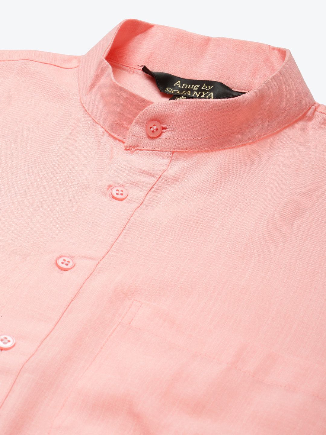Anug by SOJANYA Men Pink Kurta