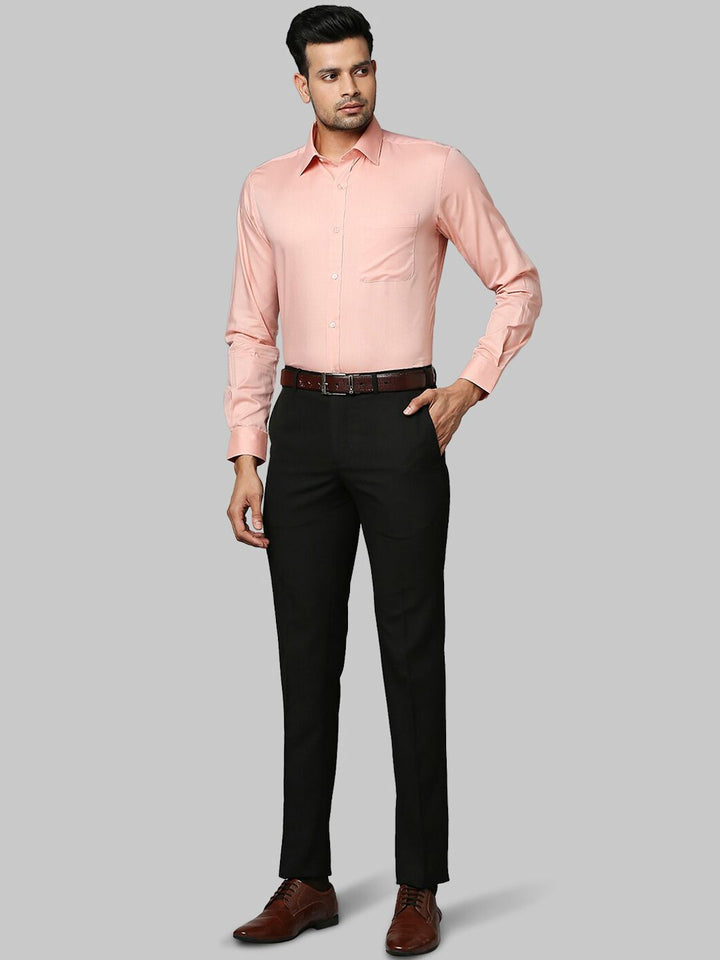 Raymond Men Black Slim Fit Trousers