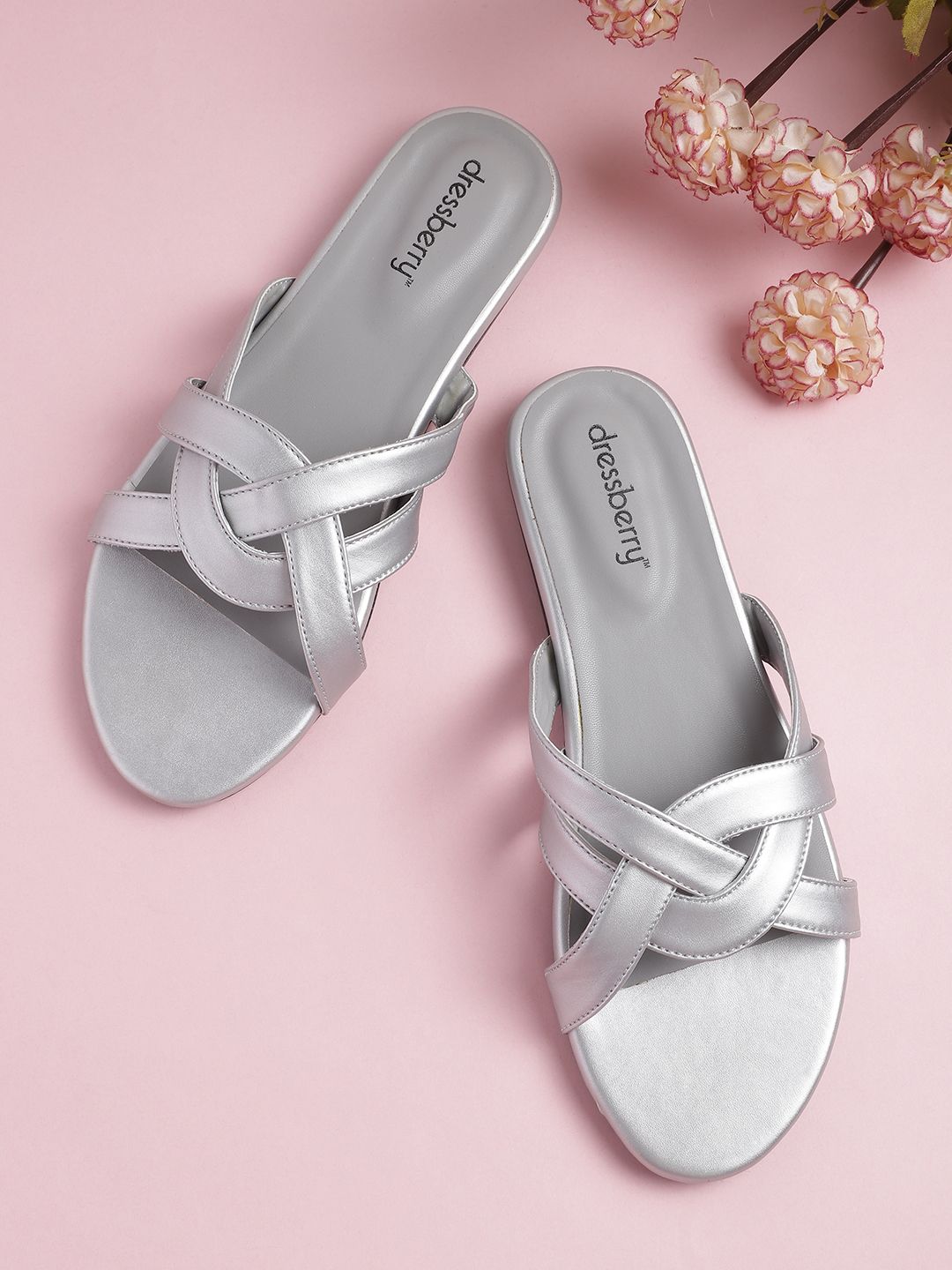 DressBerry Women Open Toe Flats