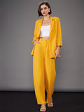 SASSAFRAS worklyf Front Button Blazer With Trousers Co-Ords