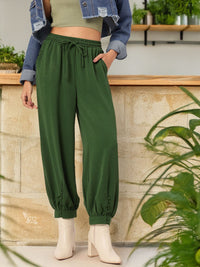 DressBerry Women Buttoned-Cuffs Trousers