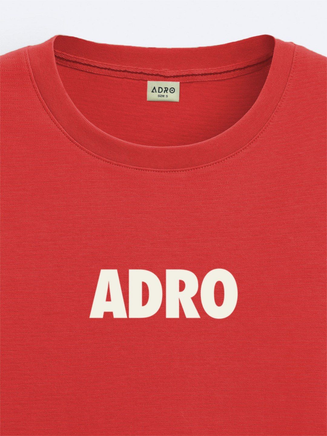ADRO Men Typography Printed Drop-Shoulder Sleeves Cotton Oversized T-Shirt