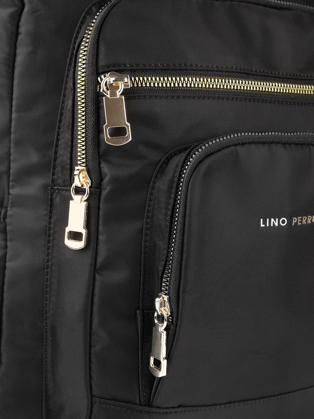 Lino Perros Women Black Solid Backpack