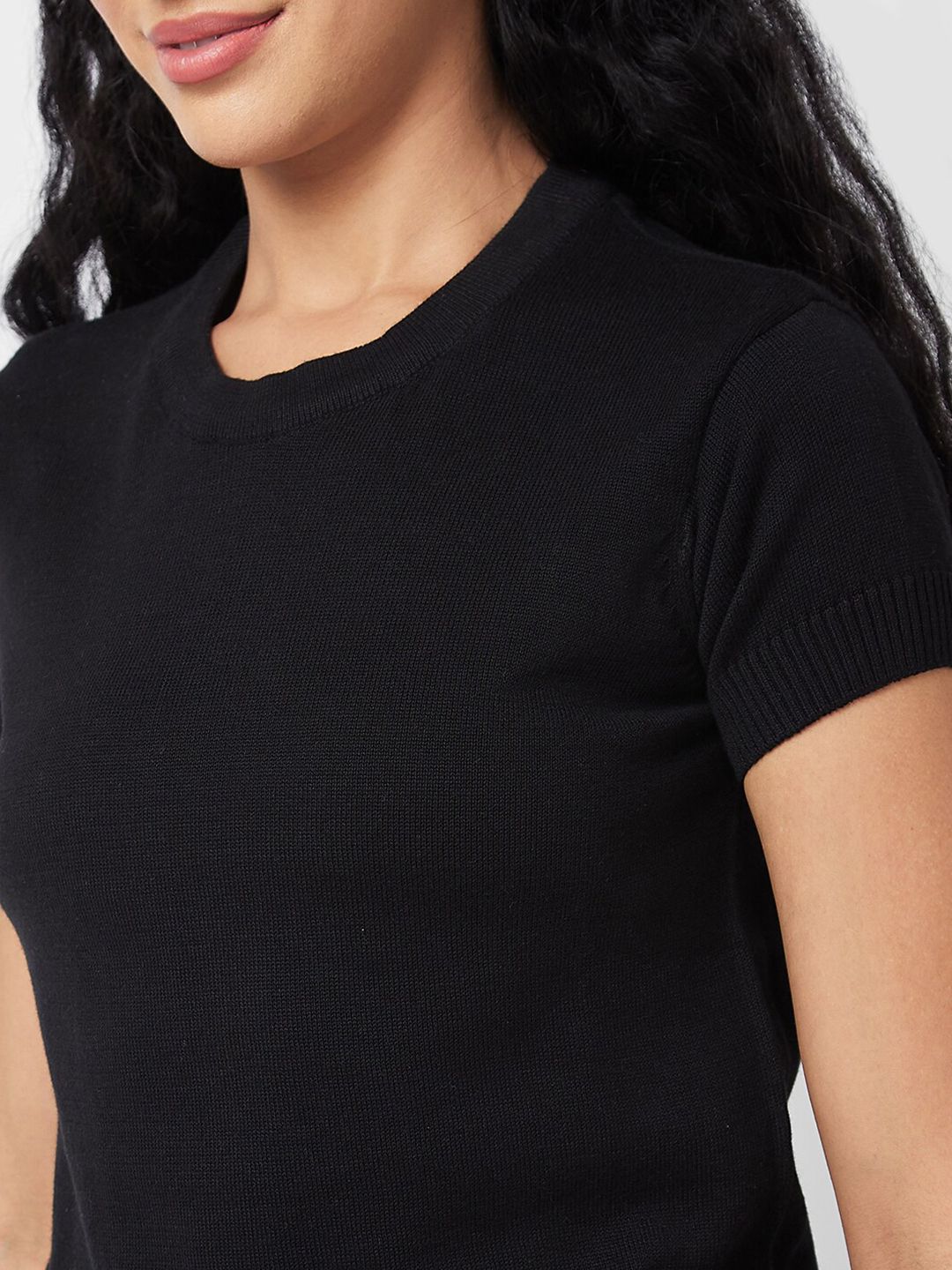 SPYKAR Round Neck Cotton T-shirt