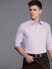 Raymond Pure Cotton Self Design Textured  Slim Fit Opaque Formal Shirt