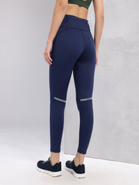 HRX by Hrithik Roshan Women Typography Print Mid-Rise Rapid-Dry Running Tights