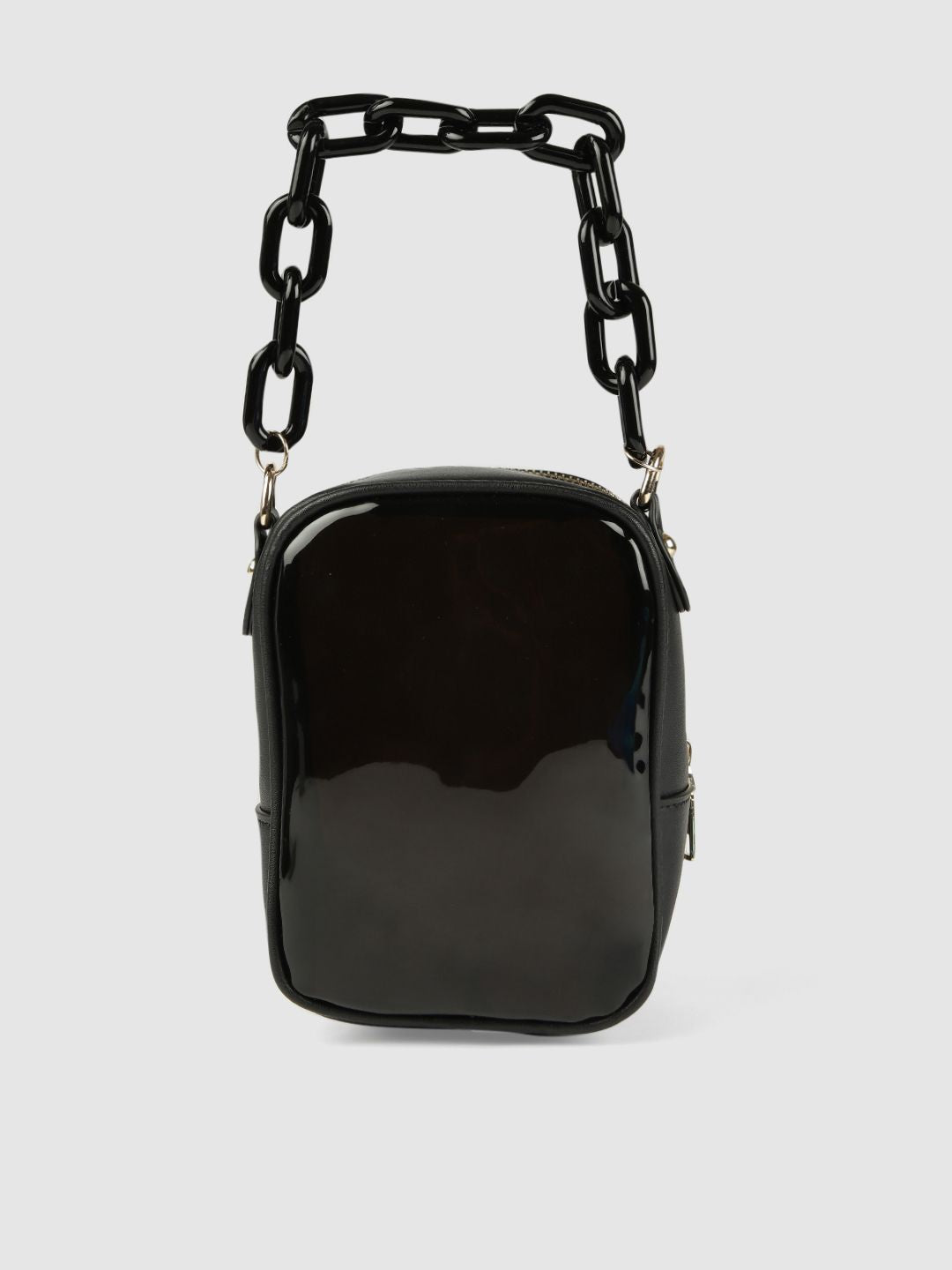 DressBerry Black Solid Sling Bag