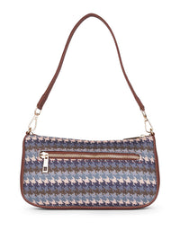 ZOUK Women Textured Baguette Sling Bag