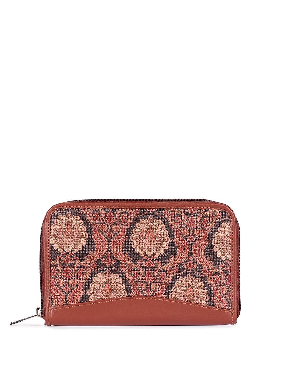 ZOUK Women Ethnic Motifs Printed Zip Around Wallet