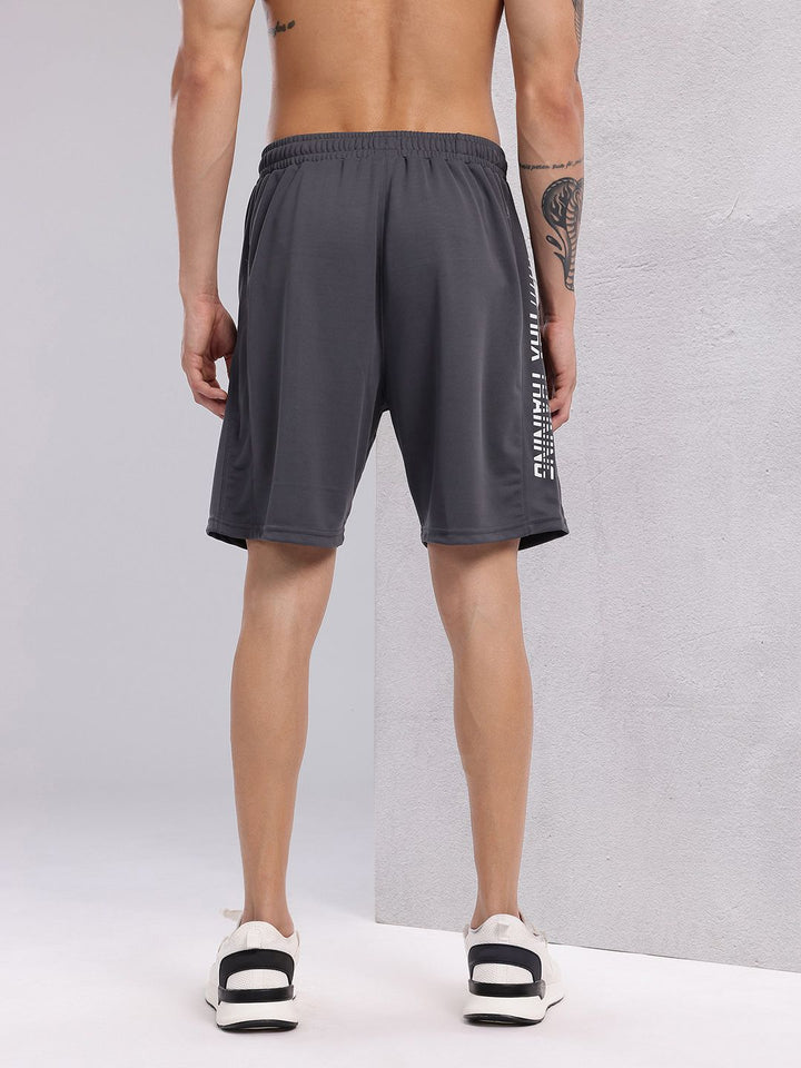 HRX by Hrithik Roshan Men Typography Print Training Shorts