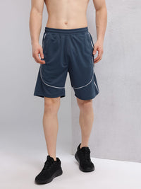 HRX by Hrithik Roshan Men Mid-Rise Typography Print Rapid-Dry Training Shorts