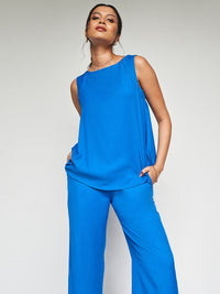 AND Round Neck Top & Mid -Rise Trouser Co-Ords