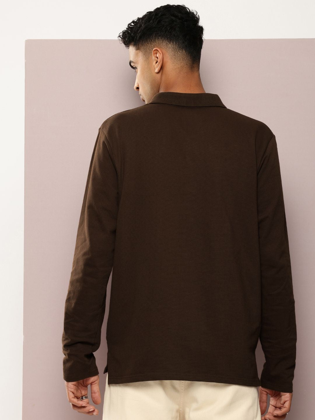 DILLINGER Men Polo Collar Oversized T-shirt