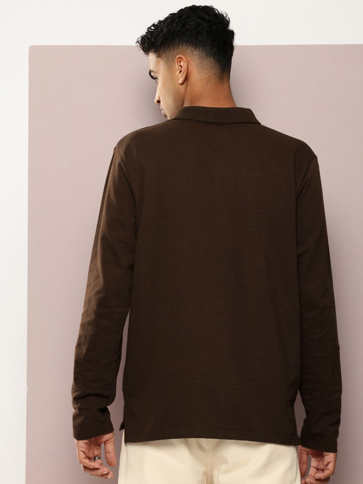 DILLINGER Men Polo Collar Oversized T-shirt