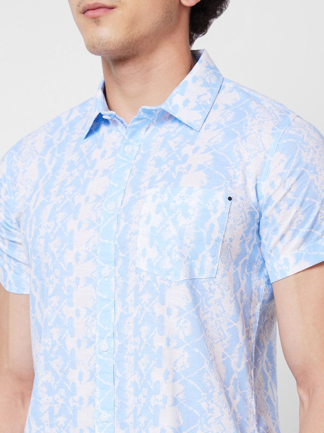 SPYKAR Floral Printed Cotton Shirt