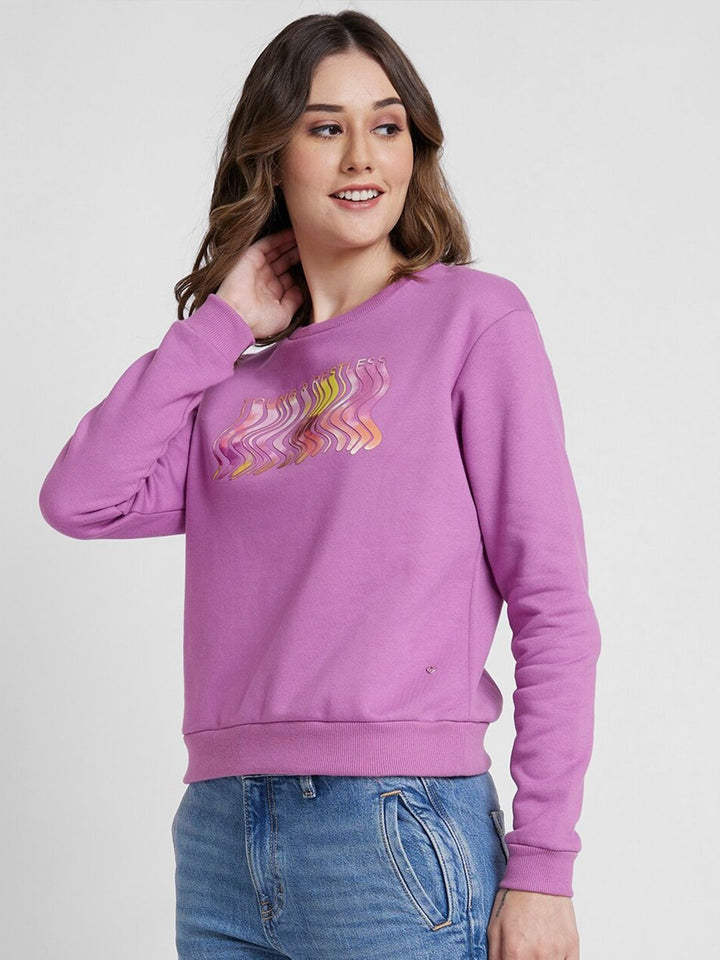 SPYKAR Graphic Printed Cotton Sweatshirt