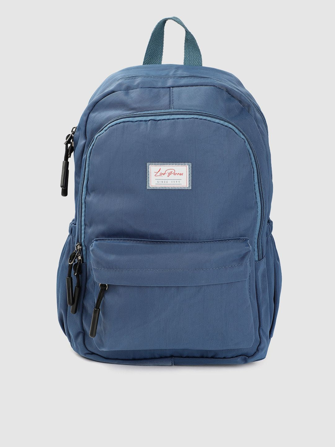 Lino Perros Women Navy Blue 14 Inch Laptop Backpack