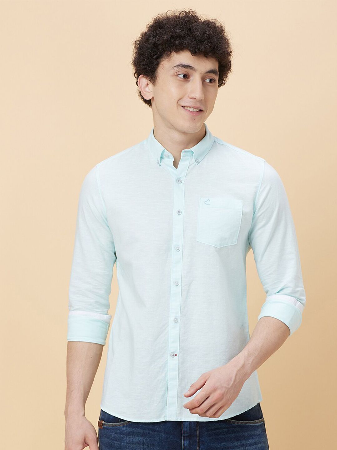 Being Human Slim Fit Opaque Casual Shirt